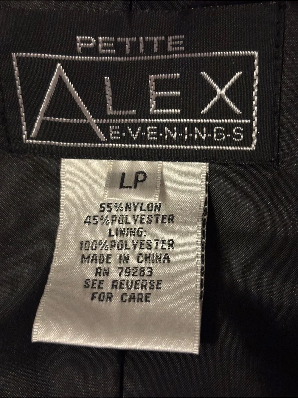 Alex Evenings Plum Satin Evening Blouse